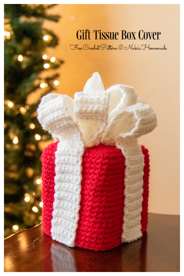 Gift Tissue Box Cover Free Crochet Patterns