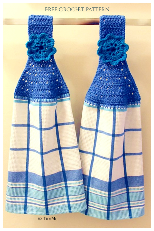 Holiday Towel Topper Free Crochet Patterns