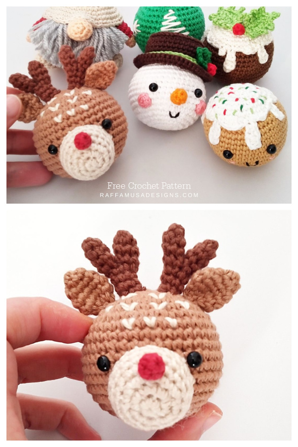 Christmas Bauble Ornament Free Crochet Patterns