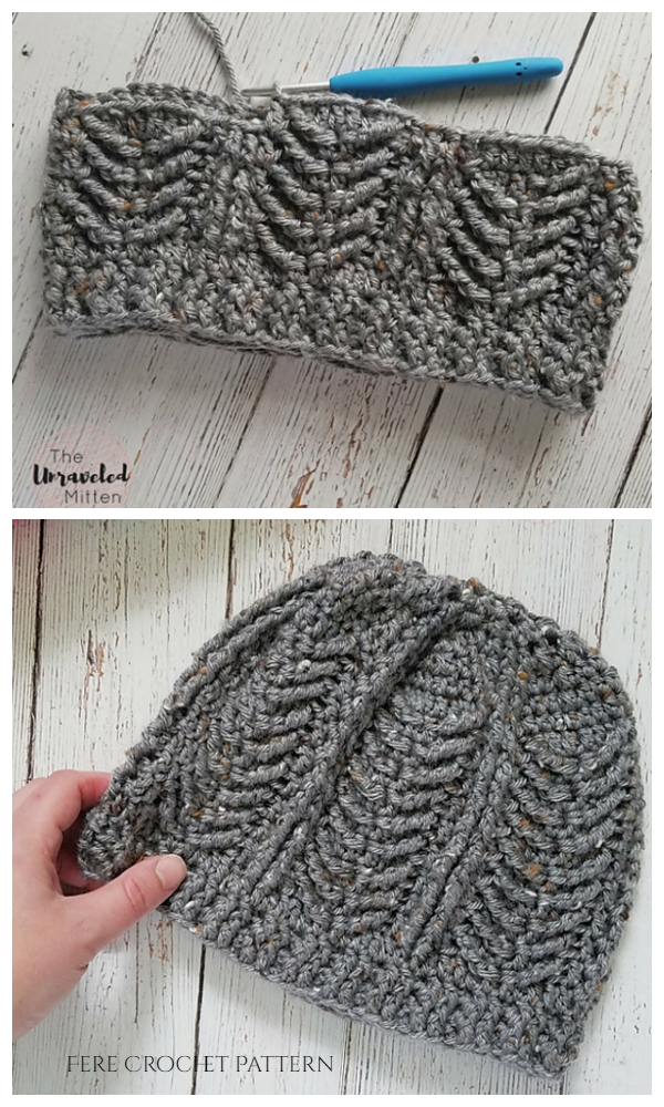 Mackinac Cable Beanie Hat Free Crochet Patterns