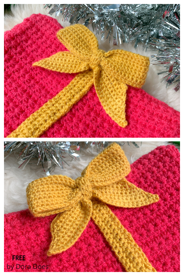 Easy Decorative Gift Bow Free Crochet Patterns