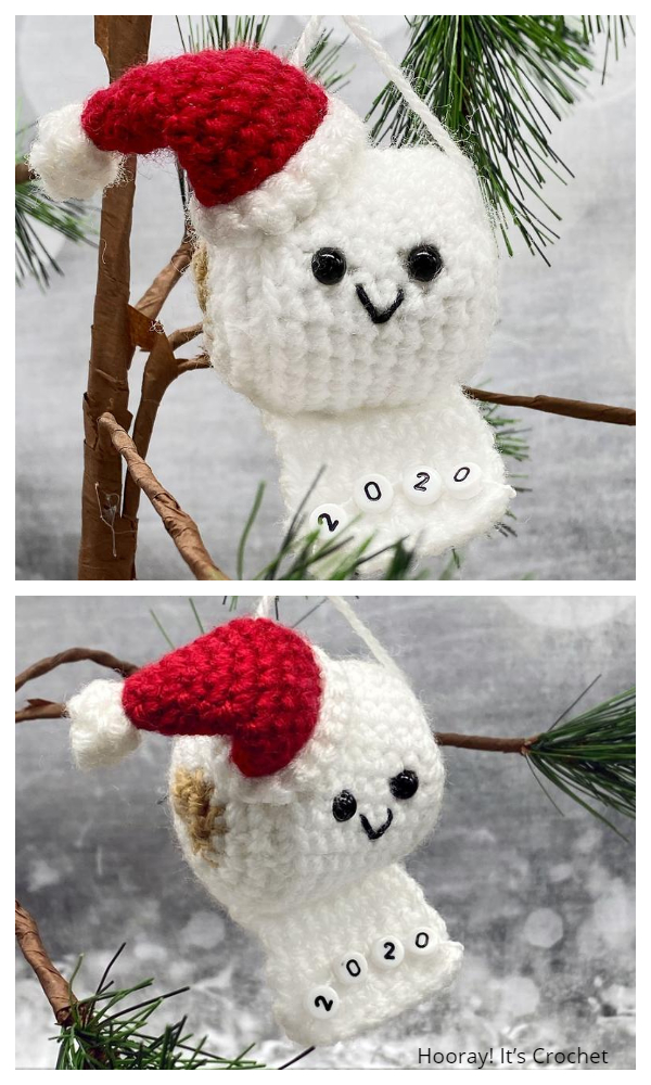 Quarantine Christmas Ornaments Free Crochet Patterns