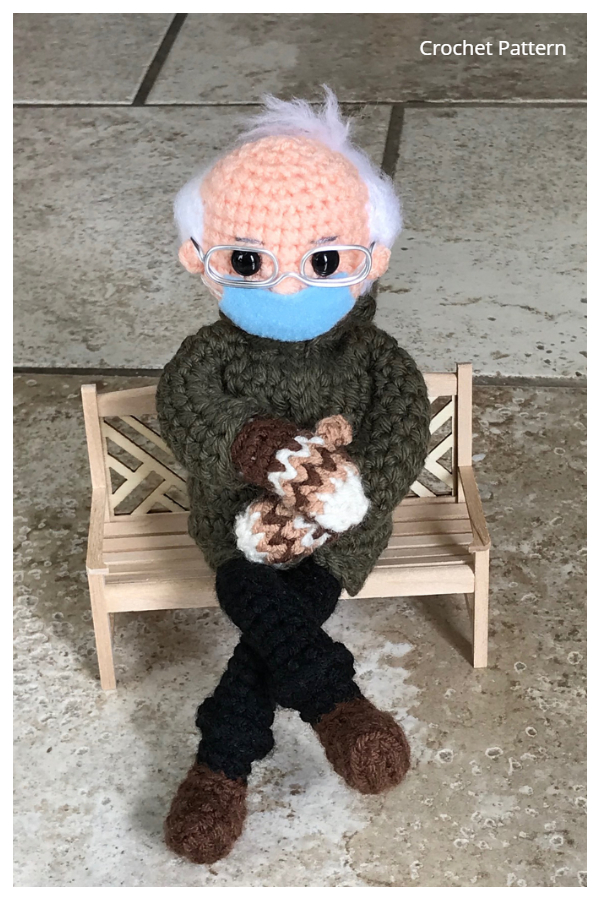 Bernie Sanders Inspired Doll Crochet Patterns  