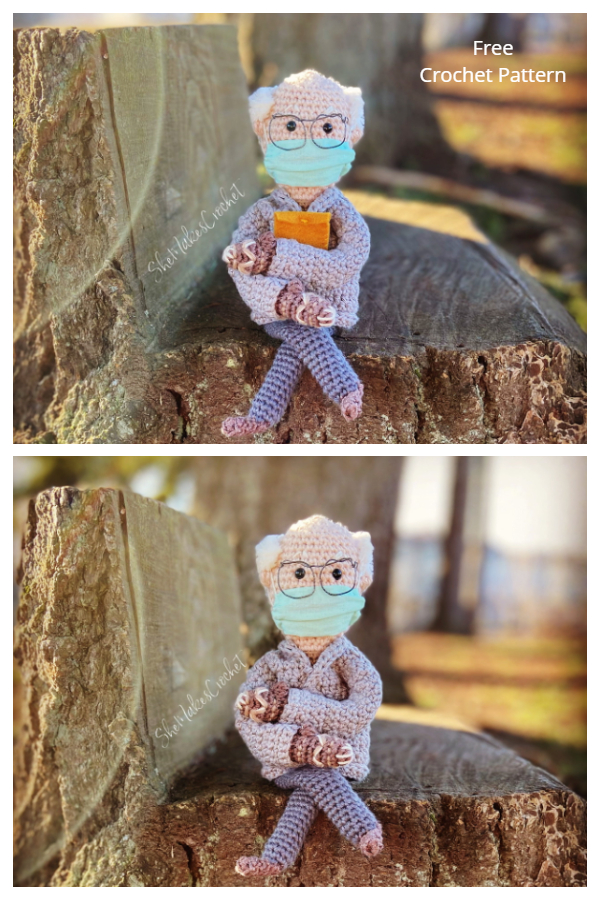 Bernie Sanders Inspired Doll Free Crochet Patterns  