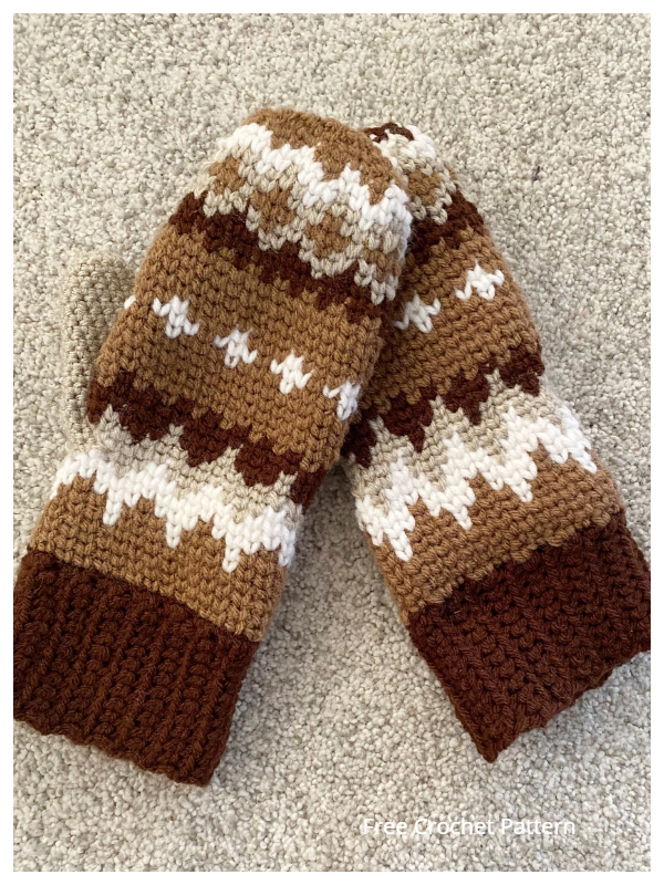 Bernie Sanders Inspired Mittens Free Crochet Patterns  