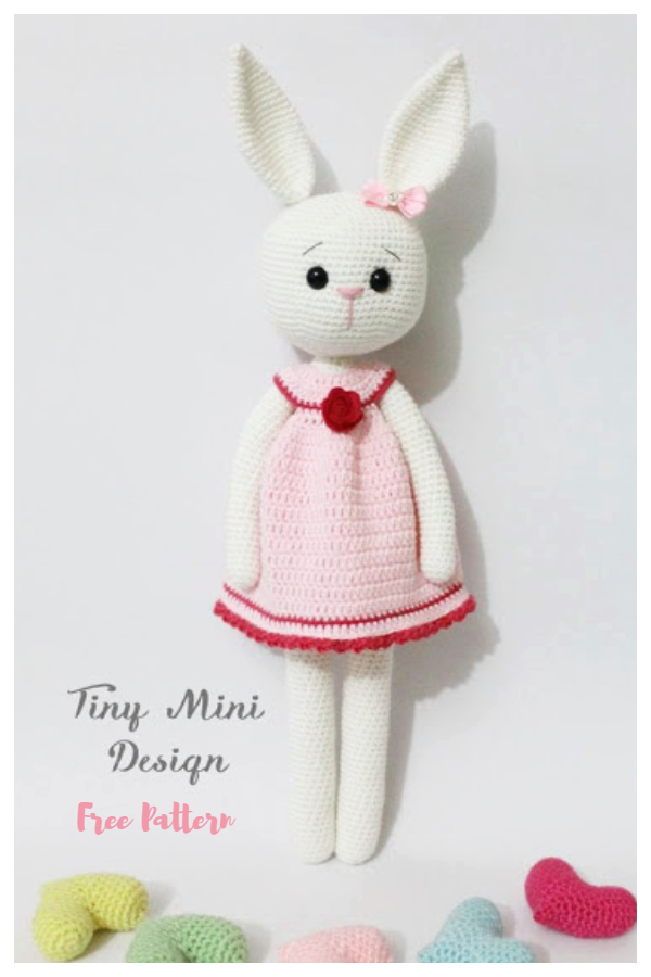 Crochet Crackers Girl Bunny Amigurumi Free Patterns