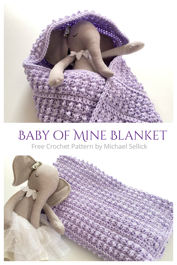 Baby of Mine Hooded Blanket Free Crochet Patterns
