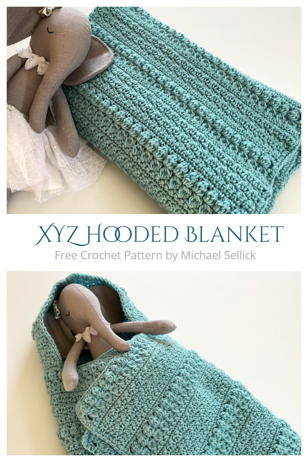 XYZ Hooded Blanket Free Crochet Patterns