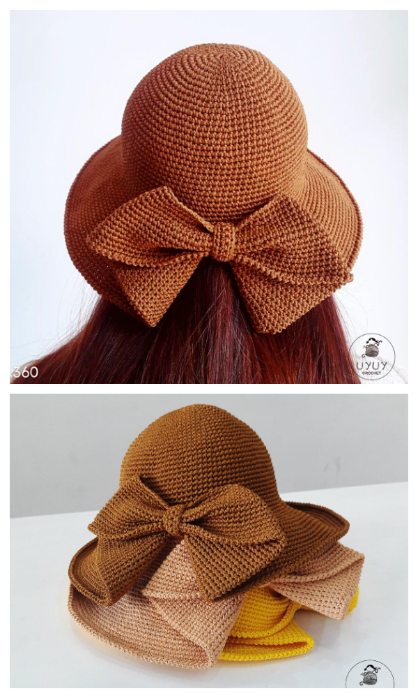 Bow Hat Crochet Pattern + Video