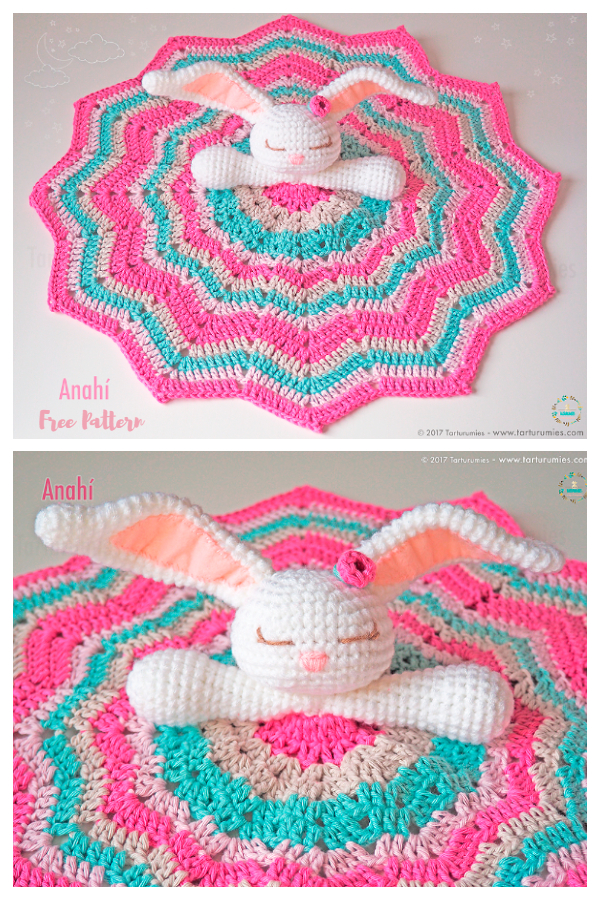 Baby Blanket Bunny Lovey Free Crochet Patterns