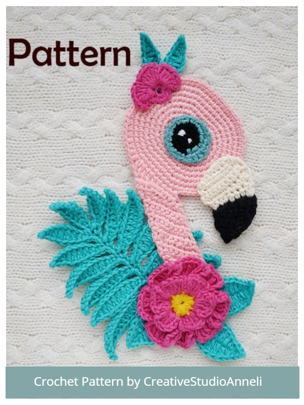 Flamingo Applique Crochet Patterns
