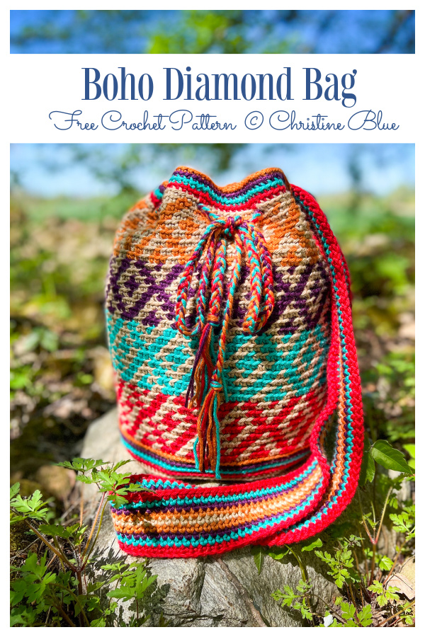 Boho Diamond Bag&nbsp;Free Crochet Patterns