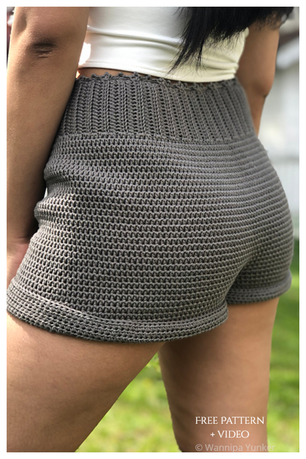 Women Summer Shorts Free Crochet Patterns + Video
