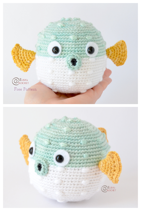Amigurumi Carrie the Blowfish Free Crochet Patterns