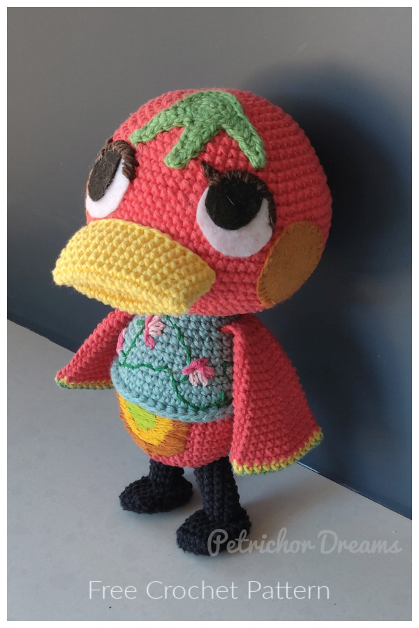 Crochet Ketchup the Duck Amigurumi Free Patterns