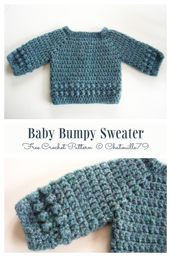 Baby Bumpy Sweater&nbsp;Free Crochet Patterns
