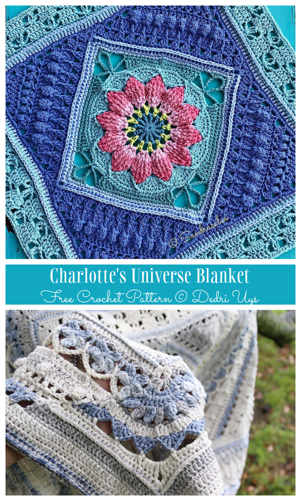 Charlotte’s Universe Bhlanket Free Crochet Patterns