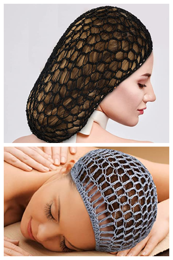 Snood Hair Net Crochet Patterns