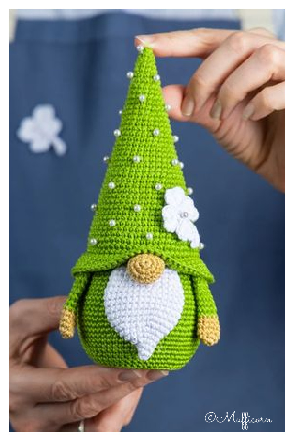 Crochet Saint Patrick's Day Lucky Gnome&nbsp;Amigurumi Patterns