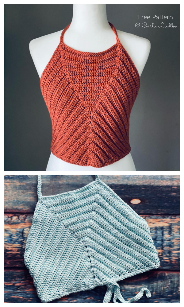 Little Grace Halter Top Free Crochet Patterns