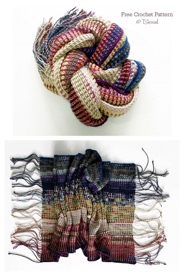 Linen Scarf Free Crochet Patterns