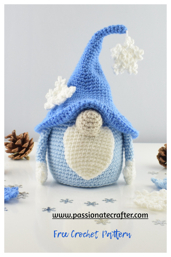 January Gnome Free Crochet Pattern