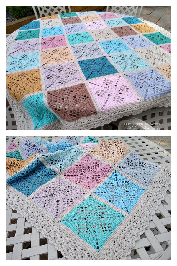Victorian Lattice Square Free Crochet Pattern