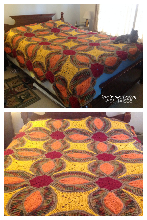 Wedding Ring Quilt Blanket Free Crochet Patterns