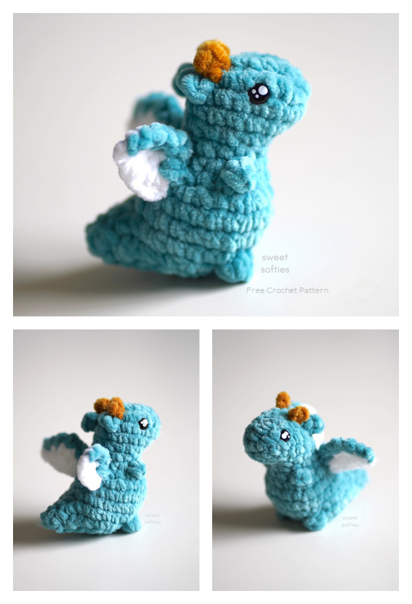 Amigurumi Pocket Dragon Free Crochet Pattern