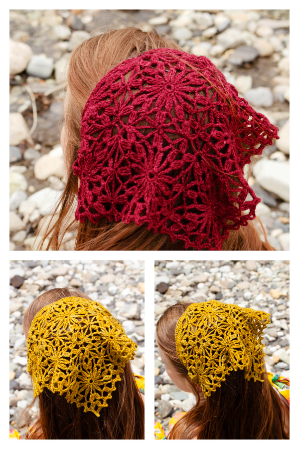 Golden Hour Kerchief & Shawl Crochet Pattern