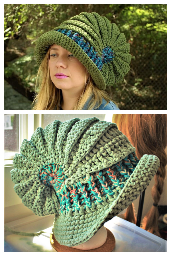 Snail Shell hat Free Crochet Pattern Video Tutorial