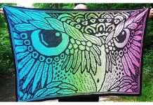 Noctua the Night Owl Throw Blanket Crochet Pattern Noctua the Night Owl Throw Blanket Crochet Pattern