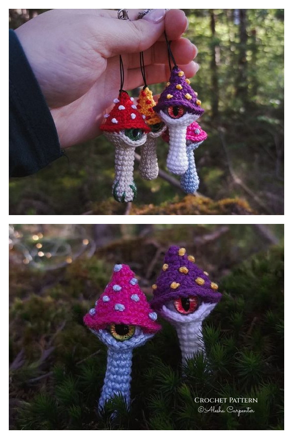 Halloween Spooky Keychain Crochet Pattern