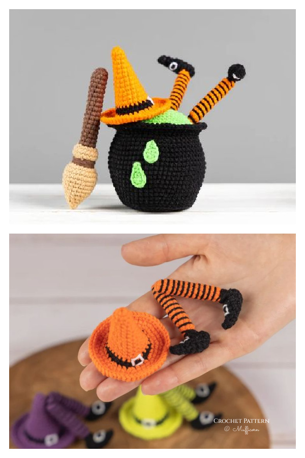Witch Broom Crochet Pattern