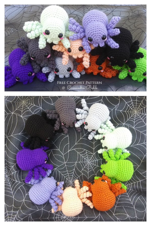 No Sew Amigurumi Spider Free Crochet Pattern