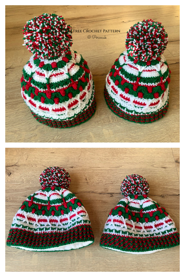 Ugly Christmas Sweater Beanie Free Crochet Pattern