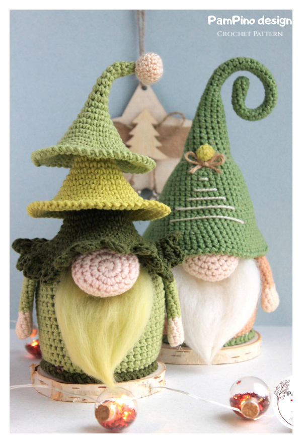 Christmas&nbsp;Tree Gnome Crochet Patterns