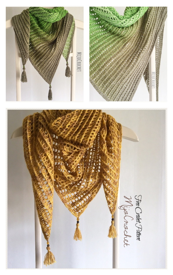Dragon Belly Shawl Free Crochet Pattern