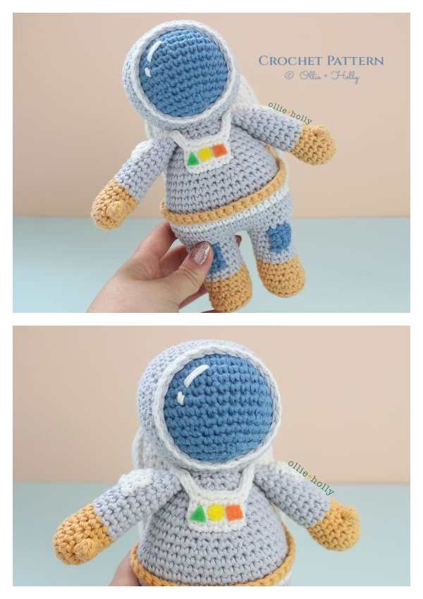 Amigurumi Roberta the Astronaut Crochet Pattern