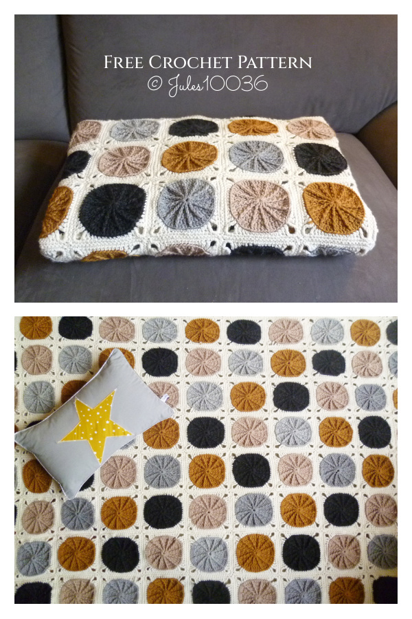 Sunny Spread Blanket Free Crochet Pattern