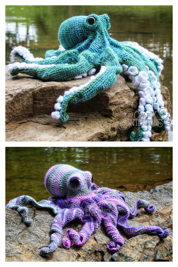 Crochet Realistic Octopus Amigurumi Patterns