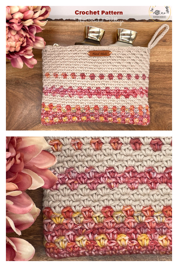 Mango Makeup Pouch Bag&nbsp;Crochet Pattern