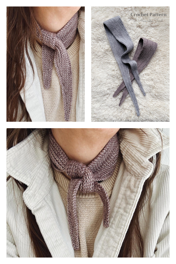 Amelia Neck Scarf Crochet Pattern