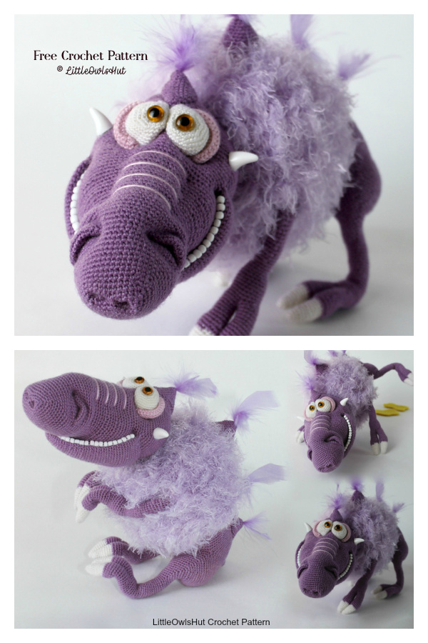 Crochet Bramblehog the Alien Amigurumi Free Pattern