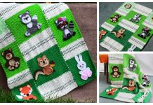 Forest Friends Baby Blanket Free Crochet Pattern & Paid Crochet Forest Friends Baby Blanket Free Crochet Pattern