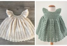 Girls Shell Stitch Dress Crochet Patterns + Video Girls Shell Stitch Dress Crochet Patterns + Video