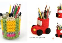 Pencil Holder Crochet Patterns Pencil Holder Crochet Patterns